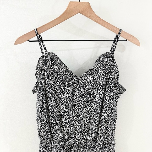 THML Ruffle Romper Black Size XS - Picture 4 of 7